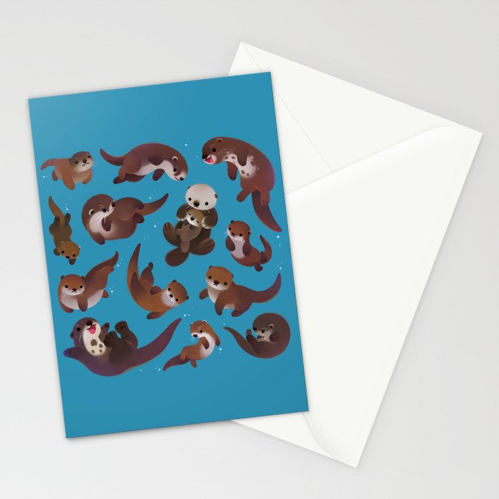 Otter Stationery Card Gallery Image 2