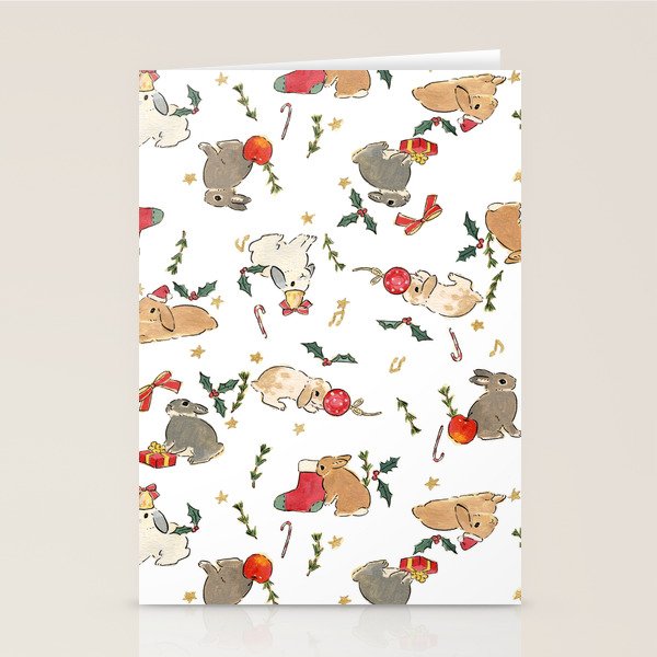 Bunnies and gifts Stationery Card Gallery Image 1