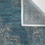 blue oriental vintage rug Wall Tapestry Gallery Image 3