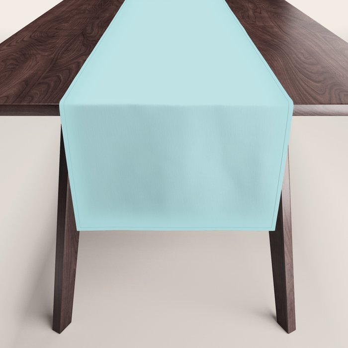 Robin's Egg Aqua Blue Table Runner Gallery Image 1