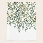 Gold And Green Eucalyptus Leaves Poster Gallery Image 4