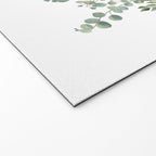 Gold And Green Eucalyptus Leaves Welcome Mat Gallery Image 2
