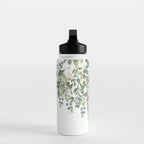 Gold And Green Eucalyptus Leaves Water Bottle Gallery Image 3