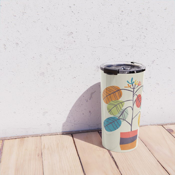Potted plant 2 Travel Mug Gallery Image 4