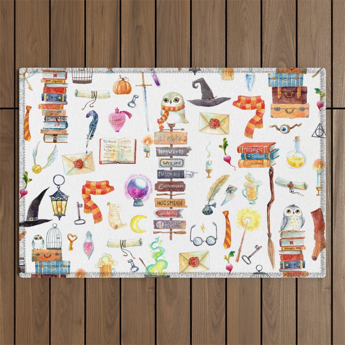 Wizard School Outdoor Rug Gallery Image 1