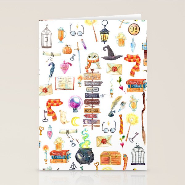 Wizard School Stationery Card Gallery Image 2