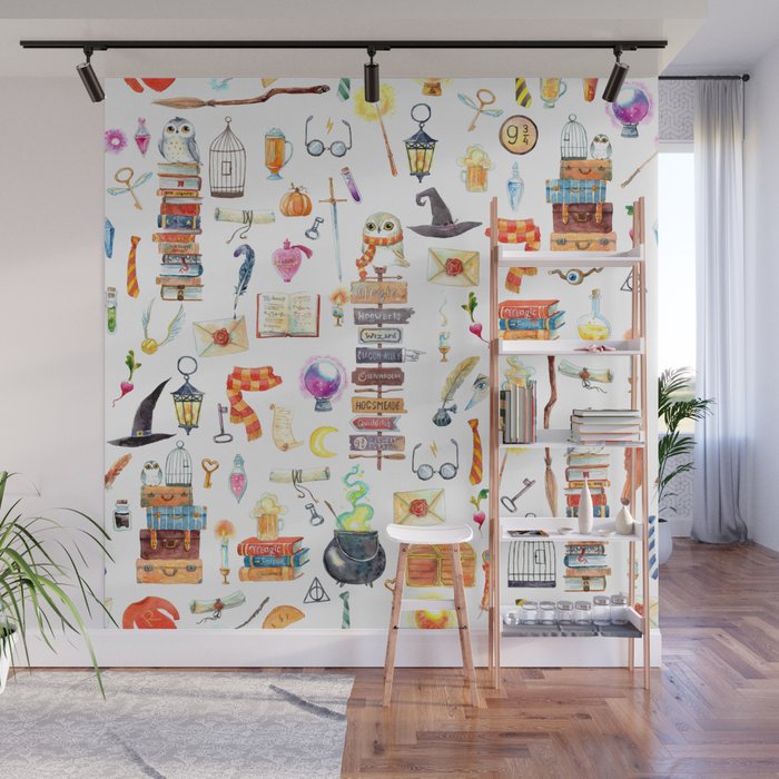 Wizard School Wall Mural