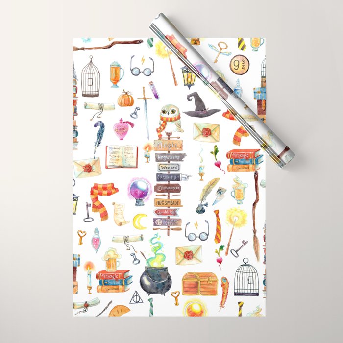 Wizard School Wrapping Paper Gallery Image 1