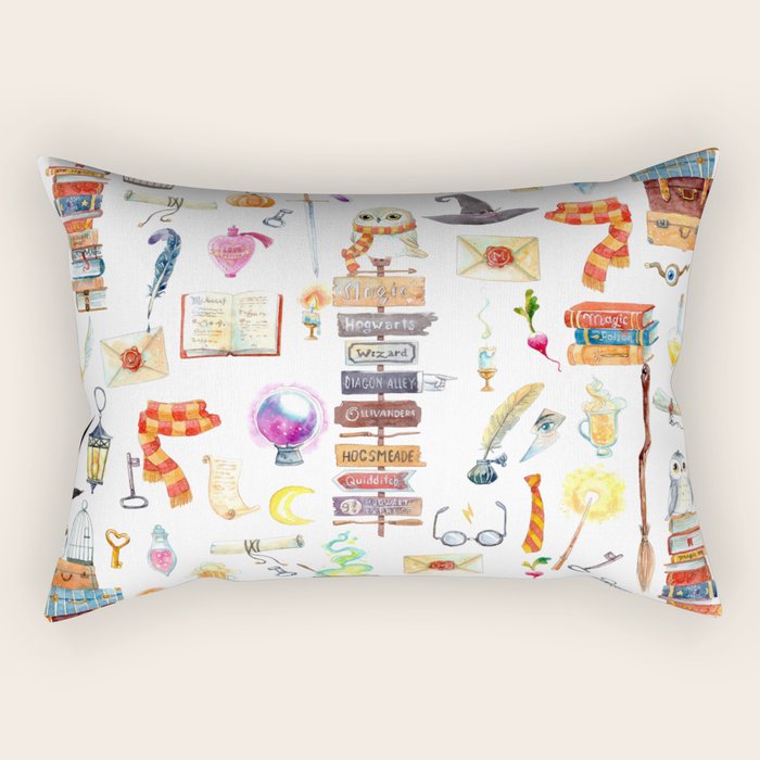 Wizard School Rectangular Pillow Gallery Image 2