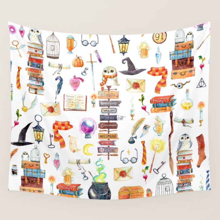 Wizard School Wall Tapestry Gallery Image 4