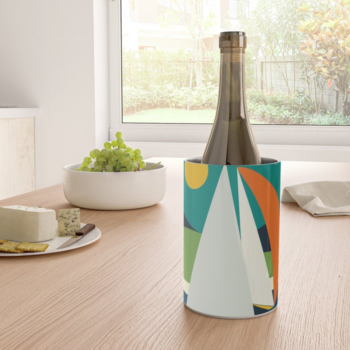 mid century sails Wine Chiller Gallery Image 4