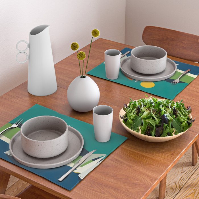 mid century sails Placemat Gallery Image 2