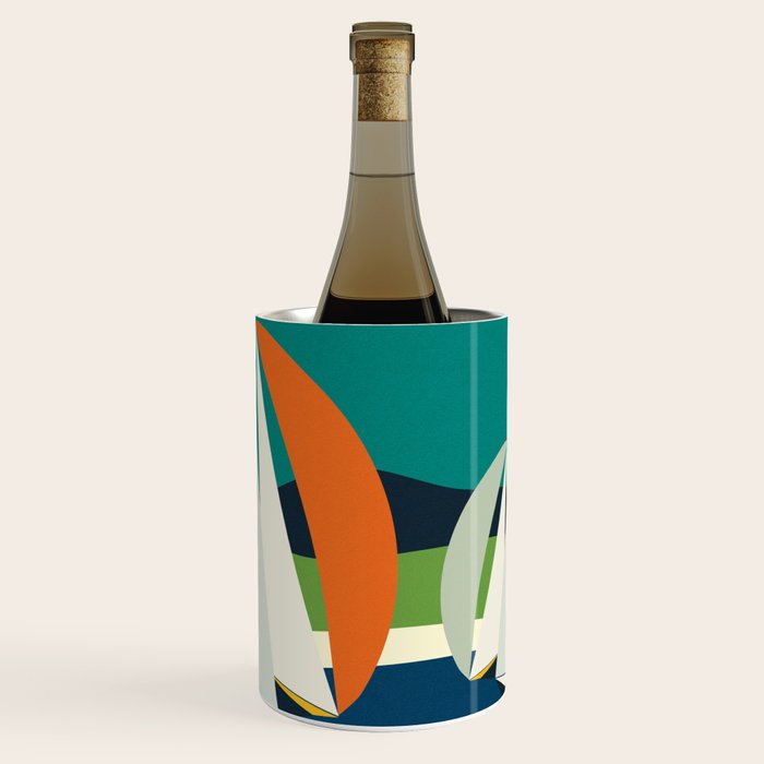 mid century sails Wine Chiller Gallery Image 3