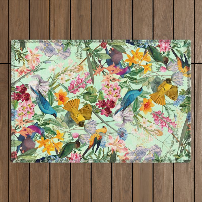 Tropical Paradise II Outdoor Rug Gallery Image 1