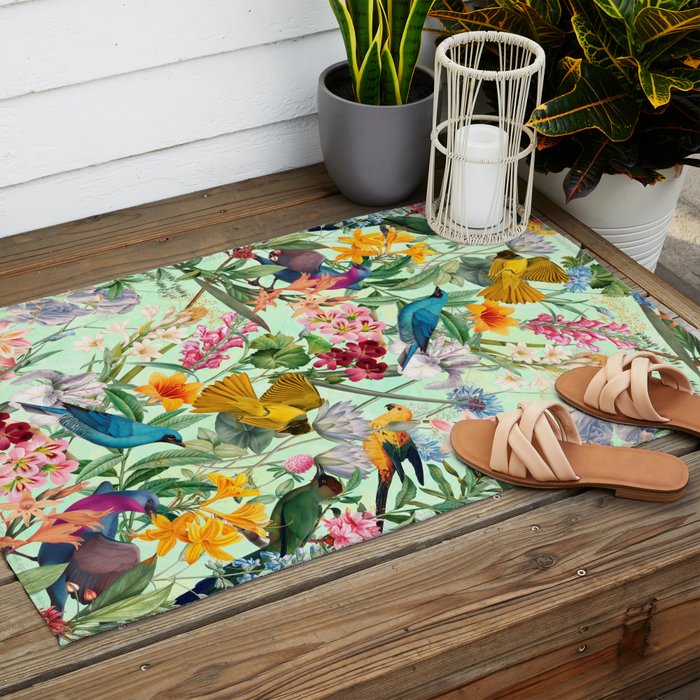 Tropical Paradise II Outdoor Rug Gallery Image 2