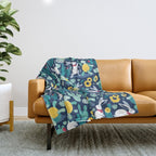 The tortoise and the hare Throw Blanket Gallery Image 1