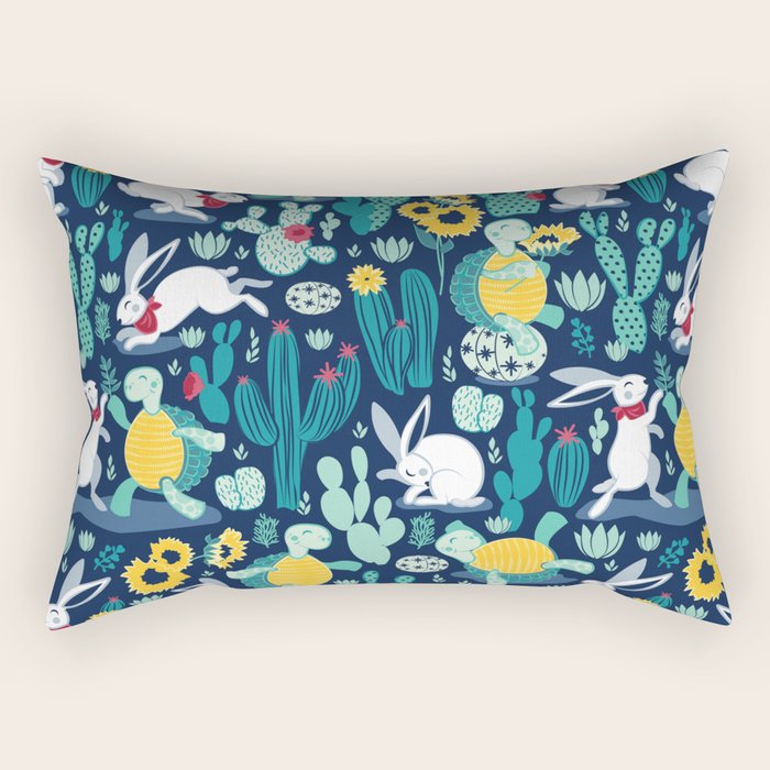 The tortoise and the hare Rectangular Pillow Gallery Image 2