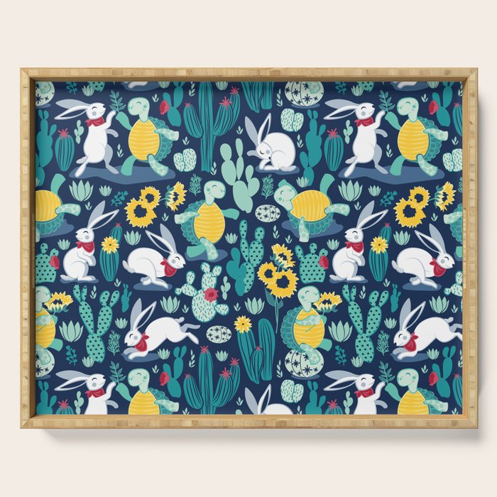 The tortoise and the hare Serving Tray Gallery Image 1