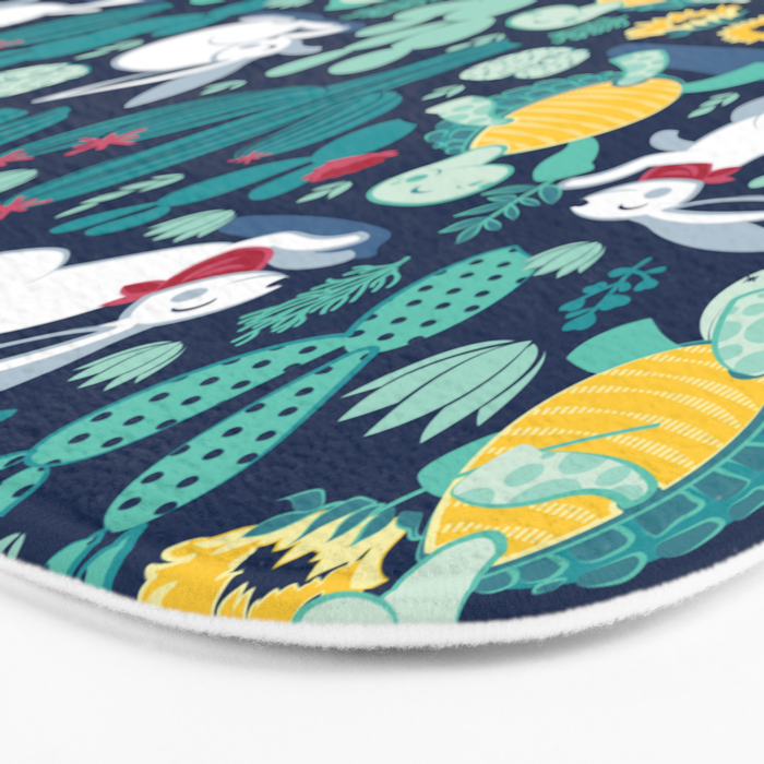 The tortoise and the hare Bath Mat Gallery Image 3