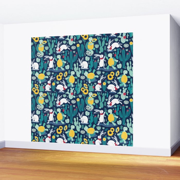 The tortoise and the hare Wall Mural Gallery Image 2