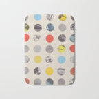 Paper Pattern / Circles Bath Mat Gallery Image 1