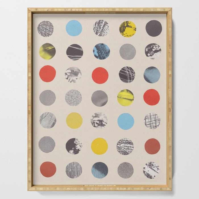 Paper Pattern / Circles Serving Tray Gallery Image 1