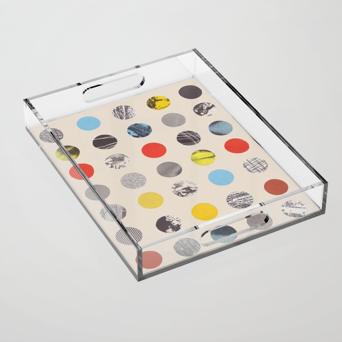 Paper Pattern / Circles Acrylic Tray Gallery Image 1
