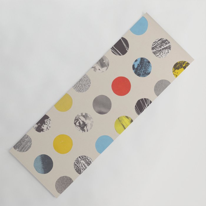 Paper Pattern / Circles Yoga Mat Gallery Image 1