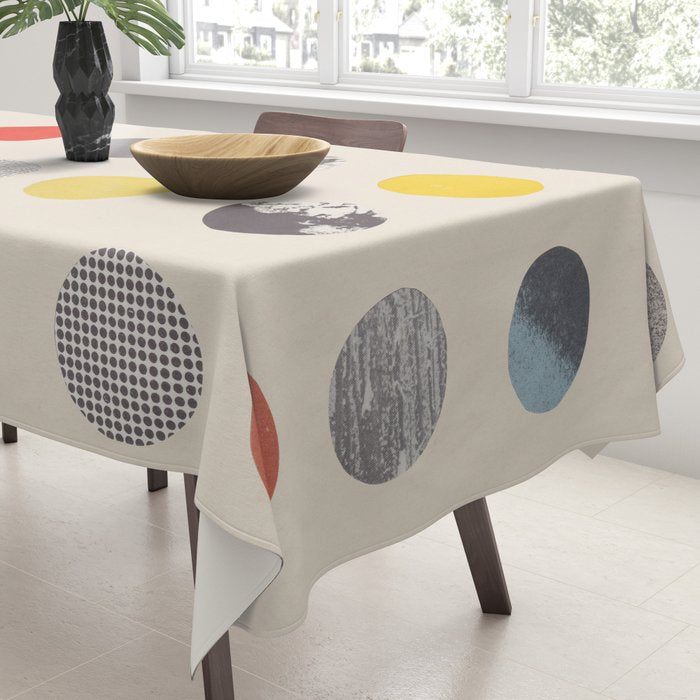 Paper Pattern / Circles Tablecloth Gallery Image 3