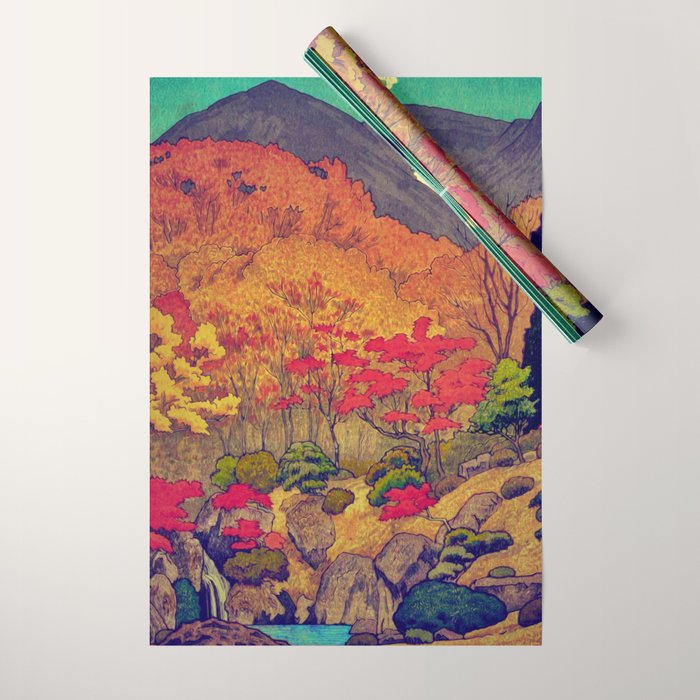 Autumn Baths in Kaanaii Wrapping Paper Gallery Image 1