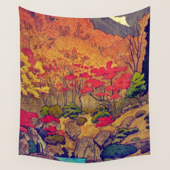 Autumn Baths in Kaanaii Wall Tapestry Gallery Image 4