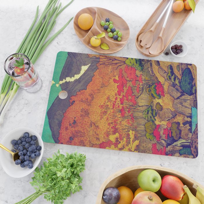 Autumn Baths in Kaanaii Cutting Board Gallery Image 2