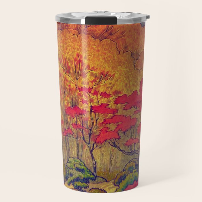 Autumn Baths in Kaanaii Travel Mug Gallery Image 1