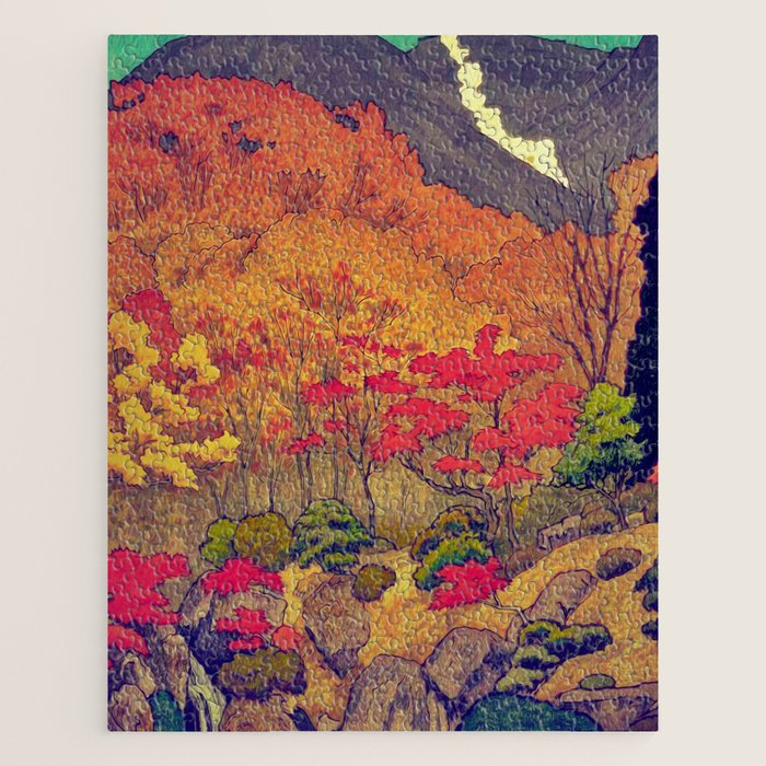 Autumn Baths in Kaanaii Jigsaw Puzzle Gallery Image 1