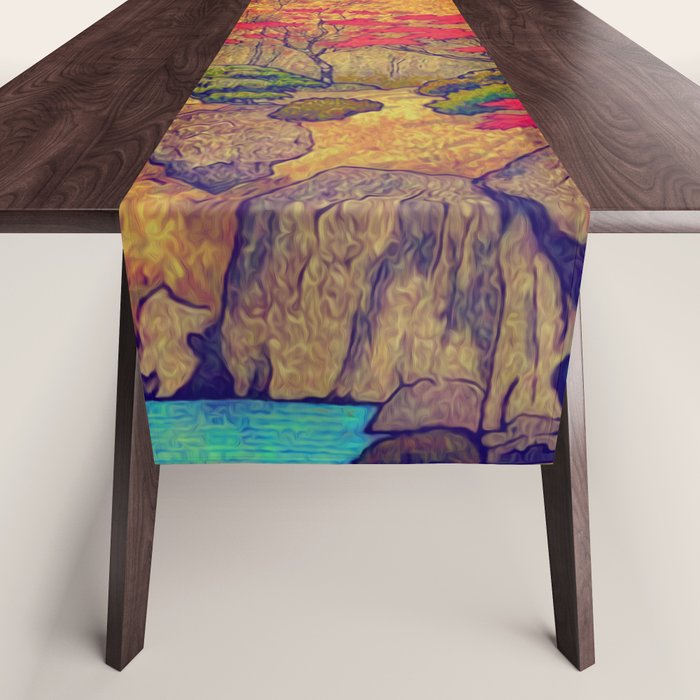 Autumn Baths in Kaanaii Table Runner Gallery Image 1