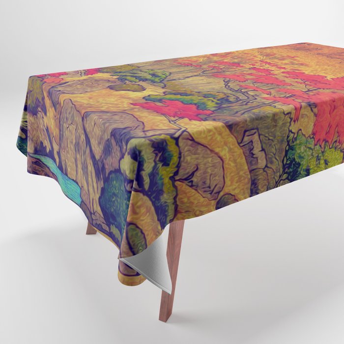 Autumn Baths in Kaanaii Tablecloth Gallery Image 1