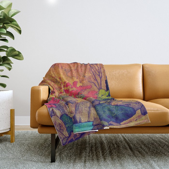 Autumn Baths in Kaanaii Throw Blanket Gallery Image 1