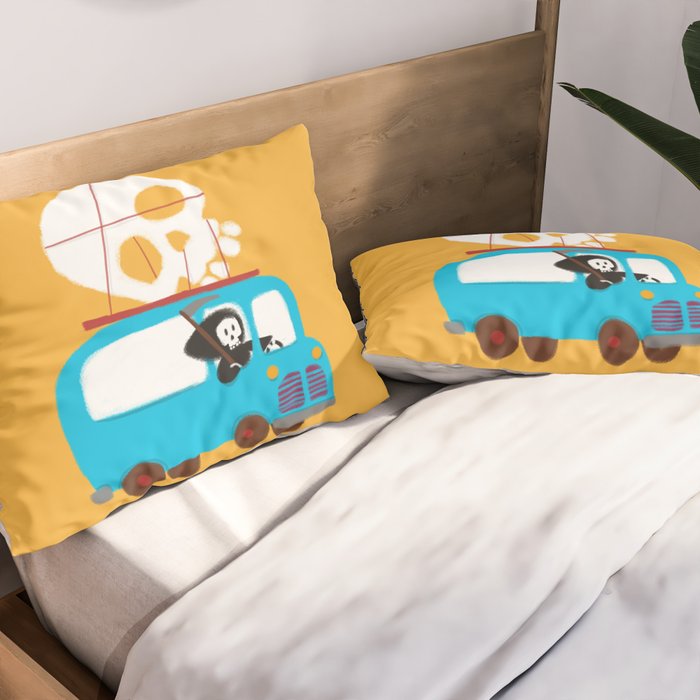 Death on wheels Pillow Sham Gallery Image 2
