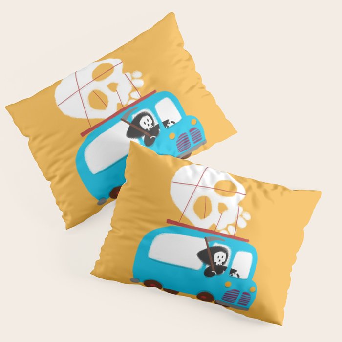 Death on wheels Pillow Sham Gallery Image 1