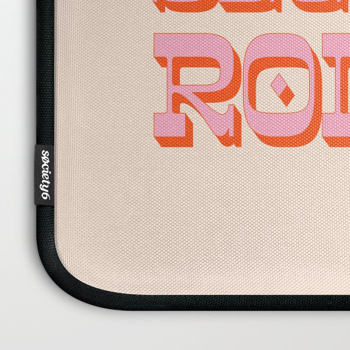 This is My Second Rodeo (pink and orange old west letters) Laptop Sleeve Gallery Image 3