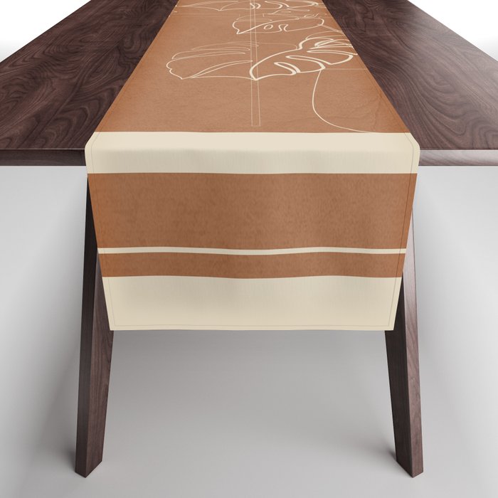 Minimal Window With Potted Plants 5 Table Runner Gallery Image 1
