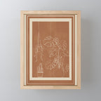 Minimal Window With Potted Plants 5 Mini Art Print Gallery Image 1