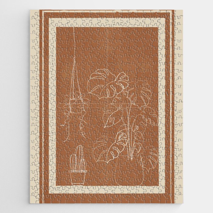 Minimal Window With Potted Plants 5 Jigsaw Puzzle