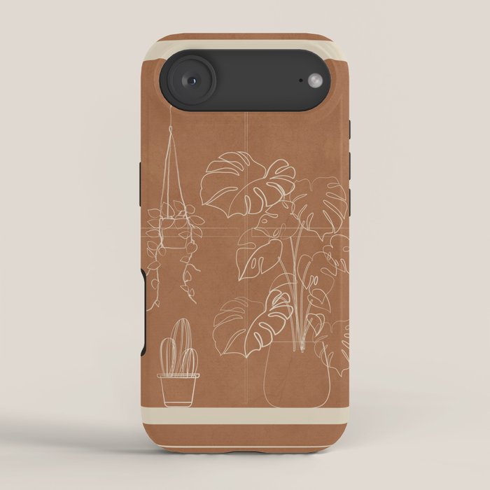 Minimal Window With Potted Plants 5 iPhone Case Gallery Image 2