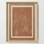 Minimal Window With Potted Plants 5 Serving Tray Gallery Image 1