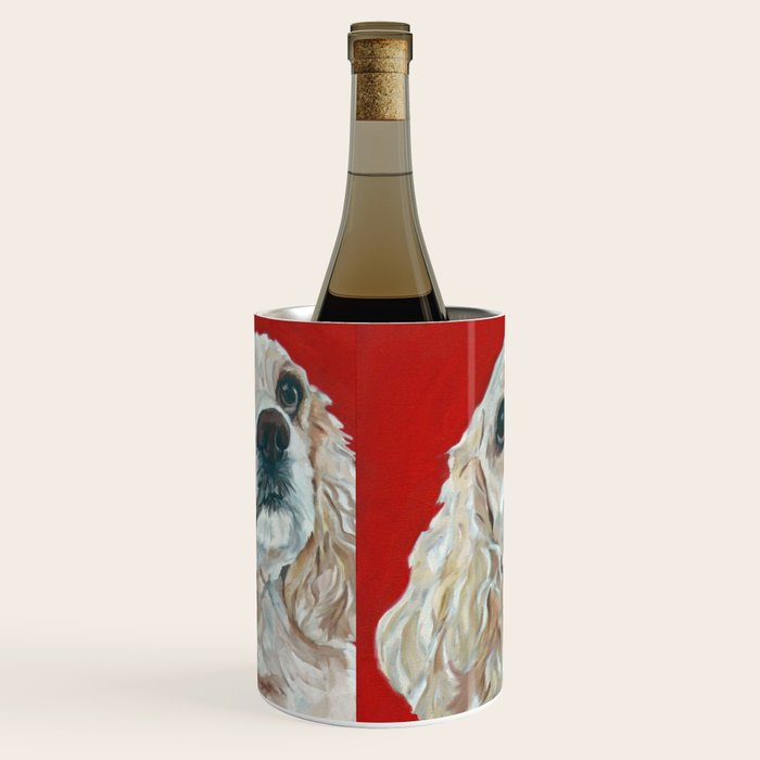 Cocker Spaniel Dog Painting Wine Chiller Gallery Image 2