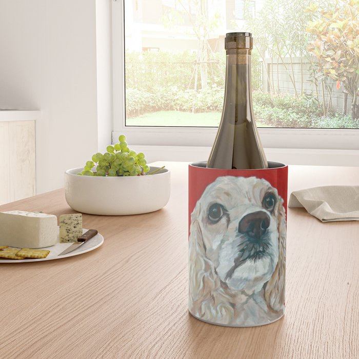 Cocker Spaniel Dog Painting Wine Chiller Gallery Image 4