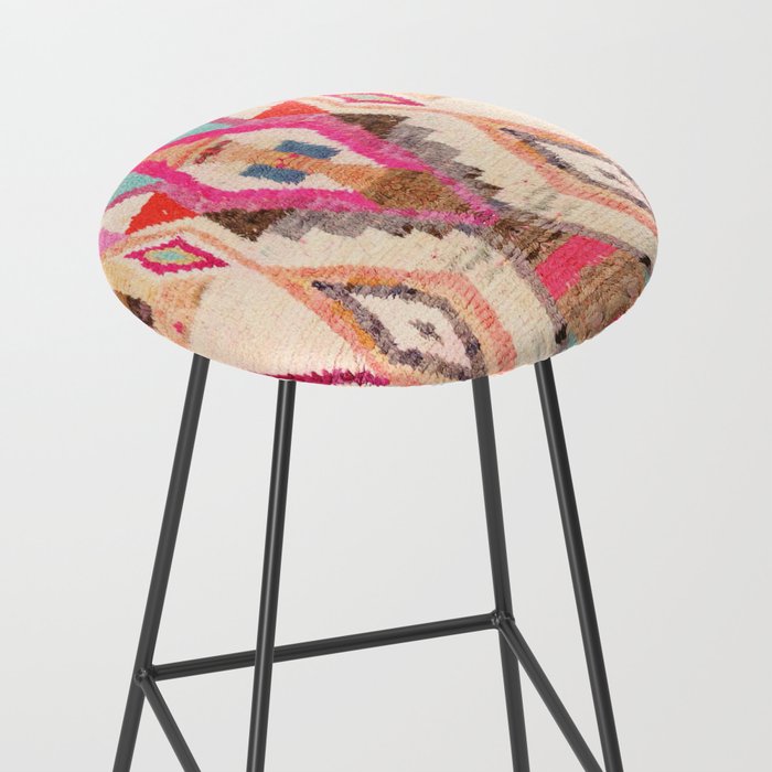 Traditional Vintage Moroccan Berber Design Stool Gallery Image 2