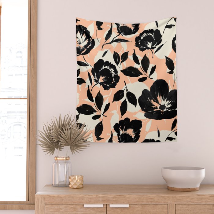 Garden Flower Forms PB Wall Tapestry Gallery Image 2