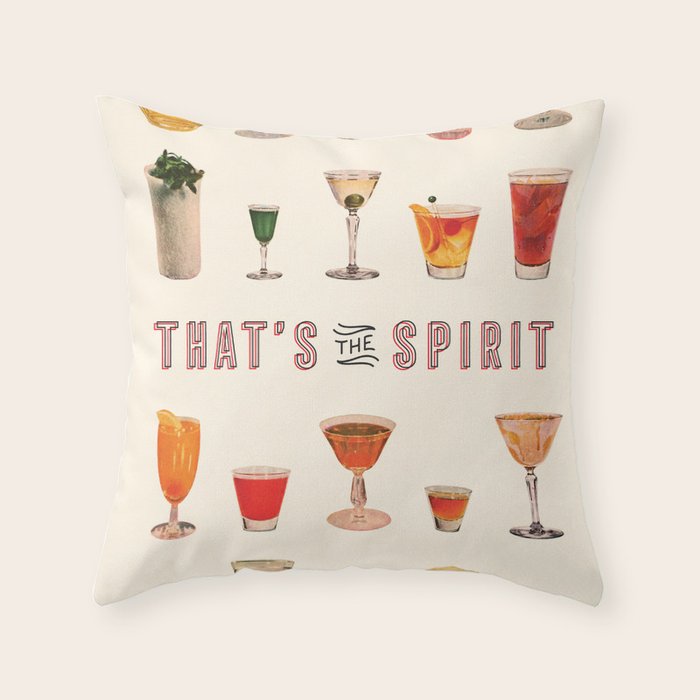 That's the Spirit Throw Pillow Gallery Image 1